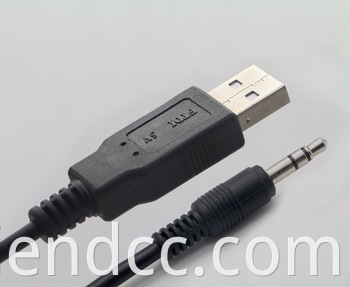 FTDI TTL RS 232 PL2303 USB To DC 3.5 Jack Cable For Series UART Interface Hardware Software